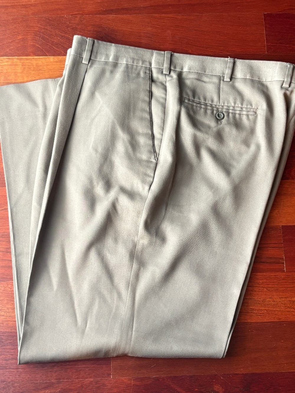 Louis Raphael LR2 Light Brown Pleated Dress Pants